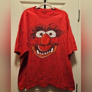 2XL mens Muppets Animal tee